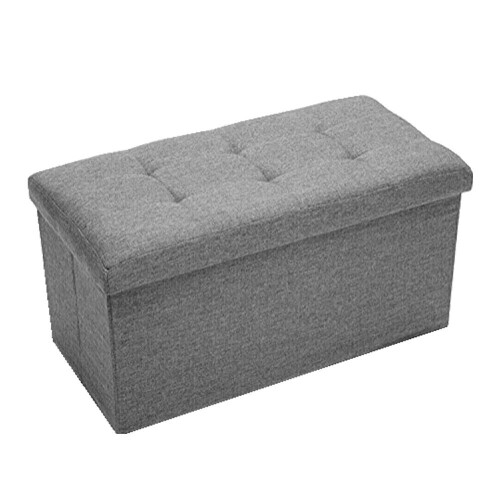 (76*38*38CM) Foldable Storage Ottoman Bench