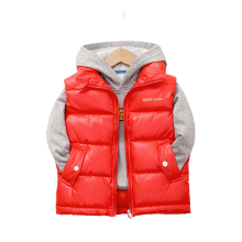 (Red, 2-3Years) Kids Boy Girls Vest Warmer Gilet Light Jacket Coat