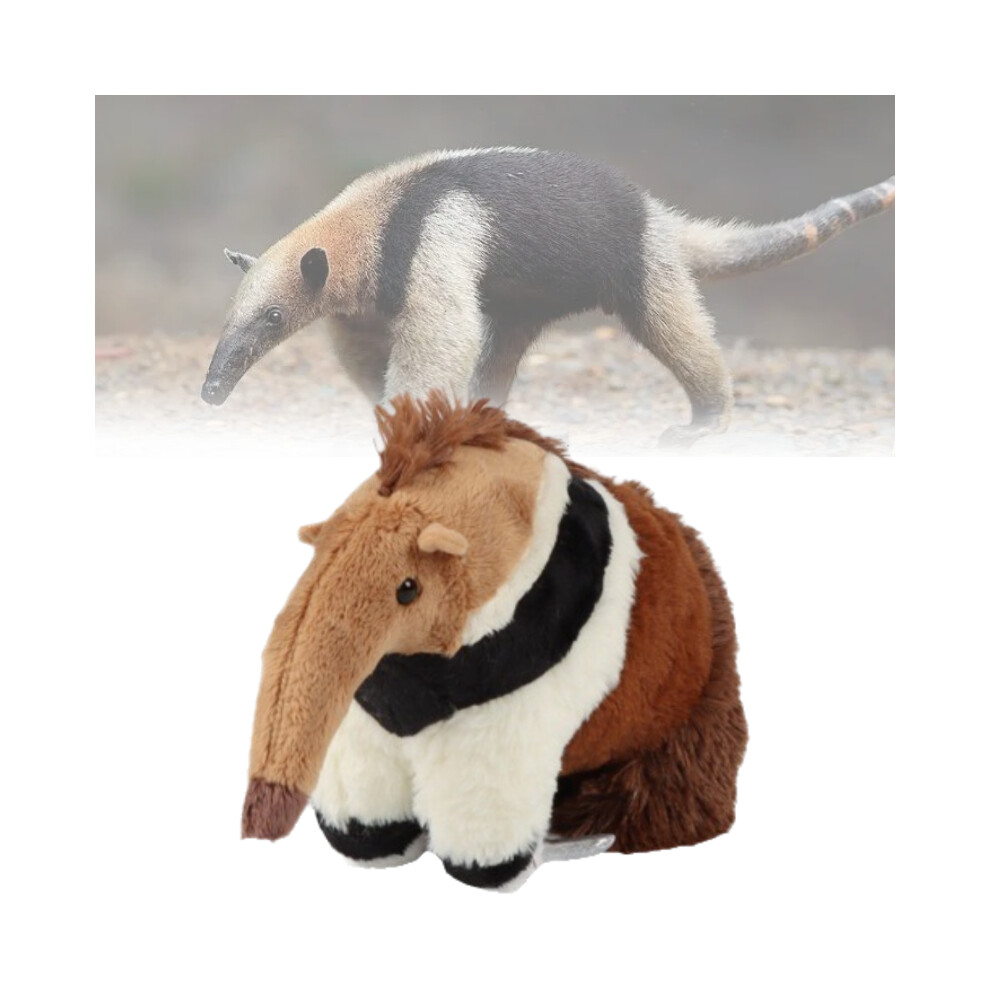 Anteater Toy Plush Realistic Stuffed Animal With Pp Cotton Filling Gift For Kids