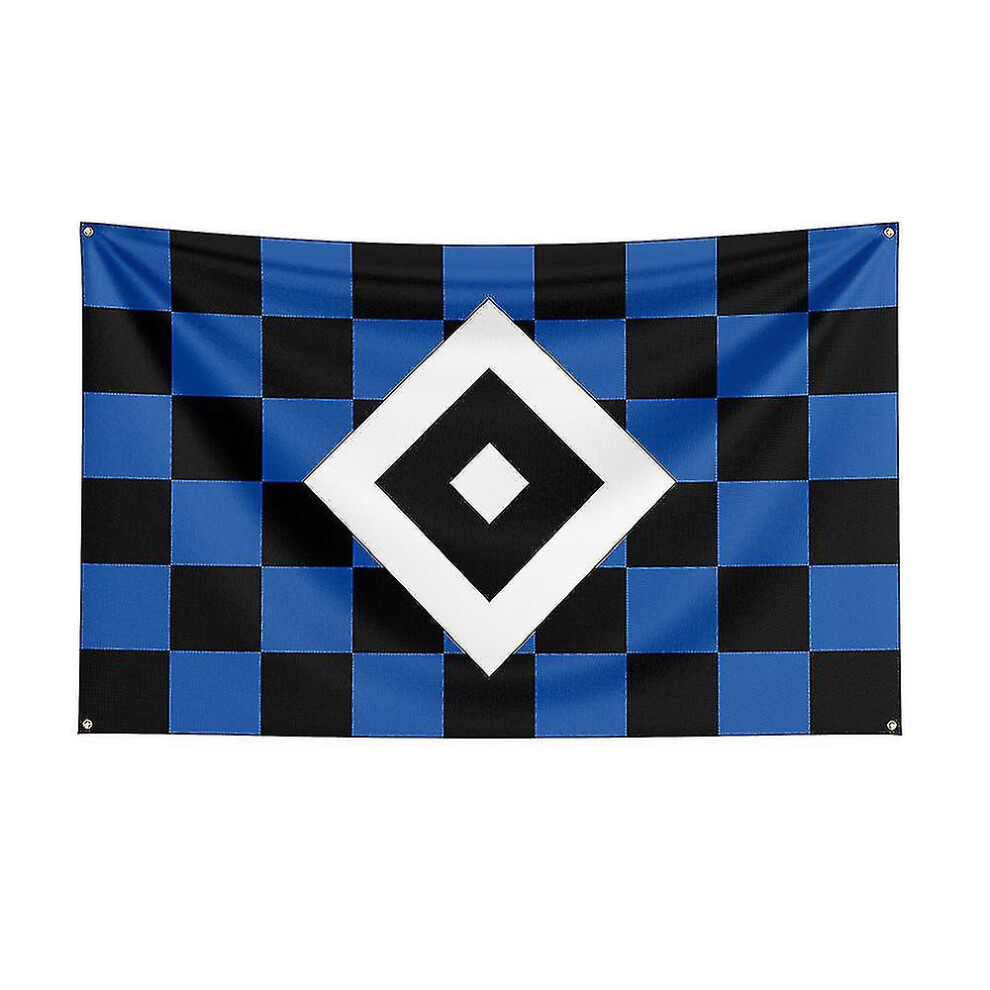 (60 x 90cm, A) 3x5 Hamburger Sv Flag Polyester Printed Racing Sport Banner For Decor