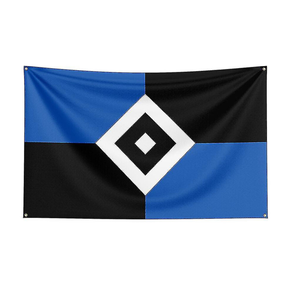 (120 x 180cm, D) 3x5 Hamburger Sv Flag Polyester Printed Racing Sport Banner For Decor