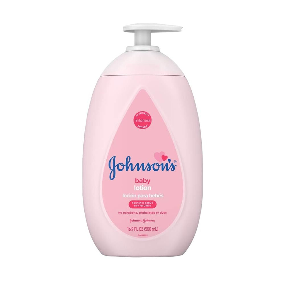 Johnsons Baby Lotion 16.9 Ounce Pump (500ml)