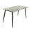 URBN Living (Armani Grey) 120cm Modern 4 Seater Ceramic Rectangle Shape Top Kitchen & Dining Room Table 3