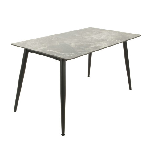 URBN Living (Armani Grey) 120cm Modern 4 Seater Ceramic Rectangle Shape Top Kitchen & Dining Room Table 2