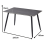 URBN Living (Armani Grey) 120cm Modern 4 Seater Ceramic Rectangle Shape Top Kitchen & Dining Room Table 8