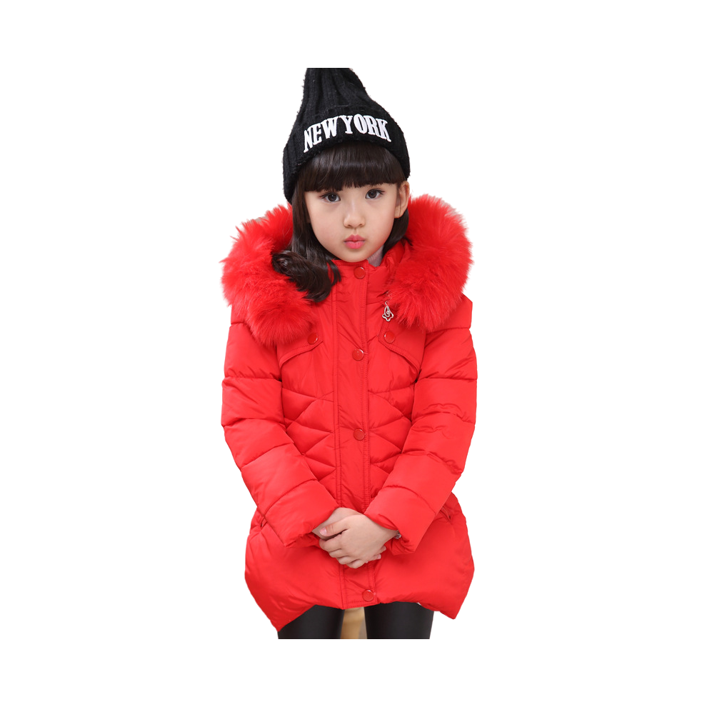 Xcsgsra (Red, 7-8Years) Kids Girls Winter Jackets Hooded Coats Warm Thick Not,Specified