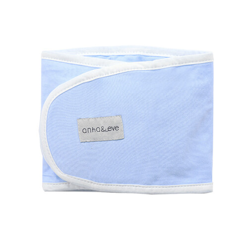 (Blue) Baby Swaddle Strap Comfortable Wrap Arms