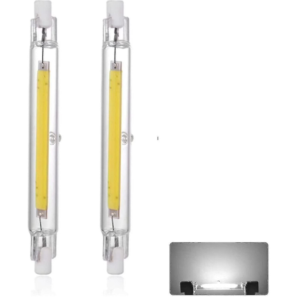 Huamade R7s 118Mm 40W Led Bulb Cool 6000K, 3000Lm, J118 400W Halogen Lamp Equivalent, Dimmable, 360 Degree Linear 40W R7s White