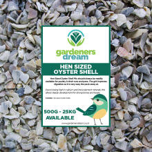 GardenersDream Hen Sized Oyster Shell (25kg)