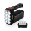 Flashlight Led Searchlight Lantern,4 Modes Camping Light 1600lm Handheld Lamp, USB Rechargeable Torch Lantern,Outdoor Emergency Flashlight(Black) 1