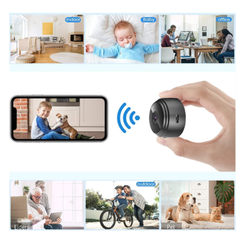 Mini caméra espion 1080P HD noire (9331562926073) 2