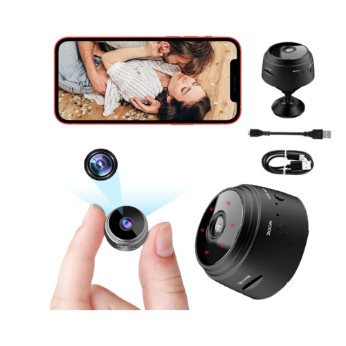 Mini caméra espion 1080P HD noire (9331562926073)
