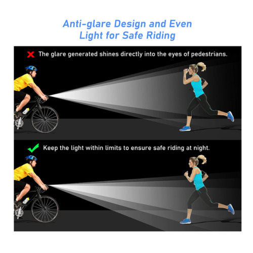 Luces de bicicleta recargables por USB 1
