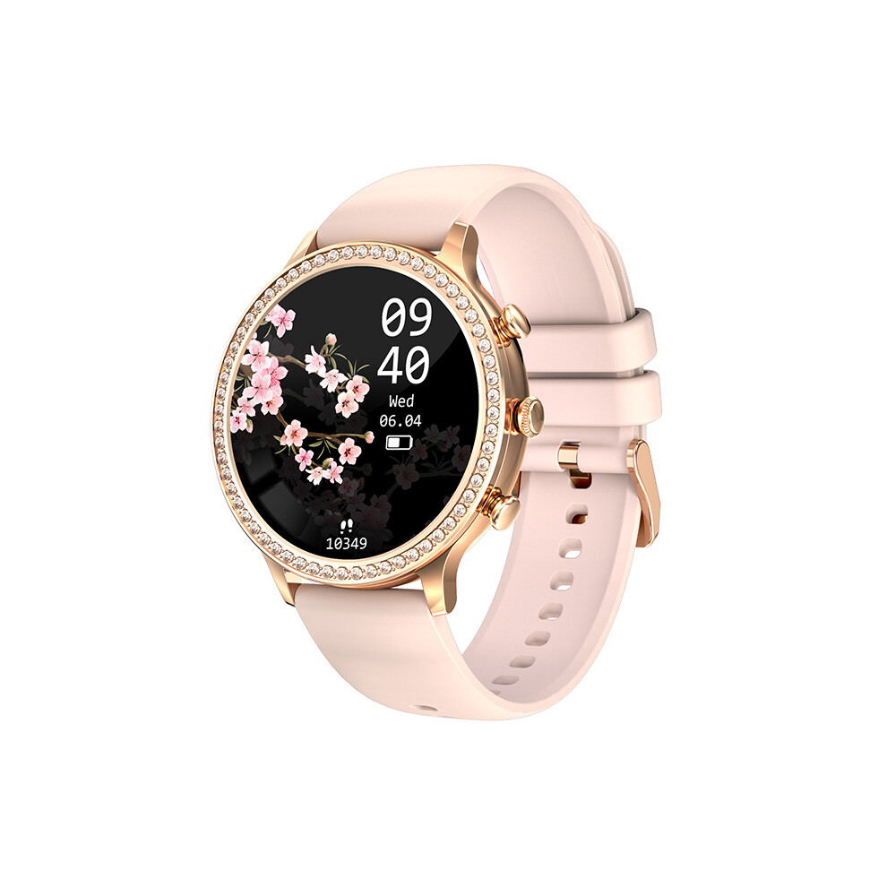 Chronus Smart Watches For Women With Diamonds, 1.32'' Bluetooth Smartwatch With Heart Rate, Blood Oxygen, Sleep Monitor, Fitness Tracker 9331562919624