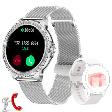 Smartwatch CHRONUS Montre Connectée Femme avec Appel Bluetooth 132 Int