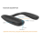 Haut-parleur tour de cou portable noir Excellente qualité audio Température 5