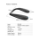 Haut-parleur tour de cou portable noir Excellente qualité audio Température 2