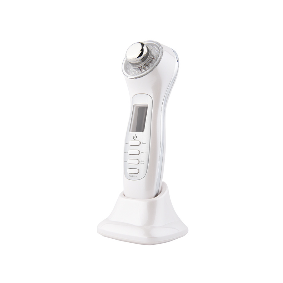 Chronus White Facial Cleansing & Firming Massage Device. Galvanic & Micro-Vibration Technologies. Rejuvenate, Cleanse,