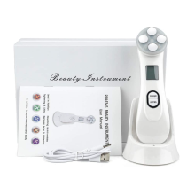 Chronus 5 in 1 Radio Frequency Skin Tightening Machine, Rejuvenation Remover Wrinkle Care Device, White