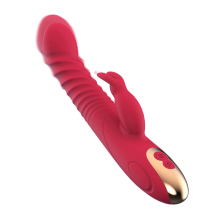 Vibrador Coelho Feminino - Vibrador de Prazer Sexual Feminino, Brinquedo para Mulheres (Rosa)