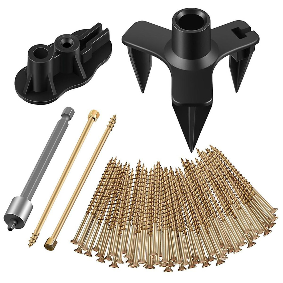Floor Repair Kit, No More Squeaks Kit Eliminates Floor Squeaks, Fits Most Carpet Hardwood Floors, U