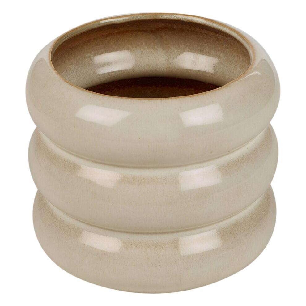 (Cream Gloss) Glossy Ceramic Tube Design Cactus Herb Flower Pot Planter Holder Home Display-image-OPC-PDRZ2CZ-NEW