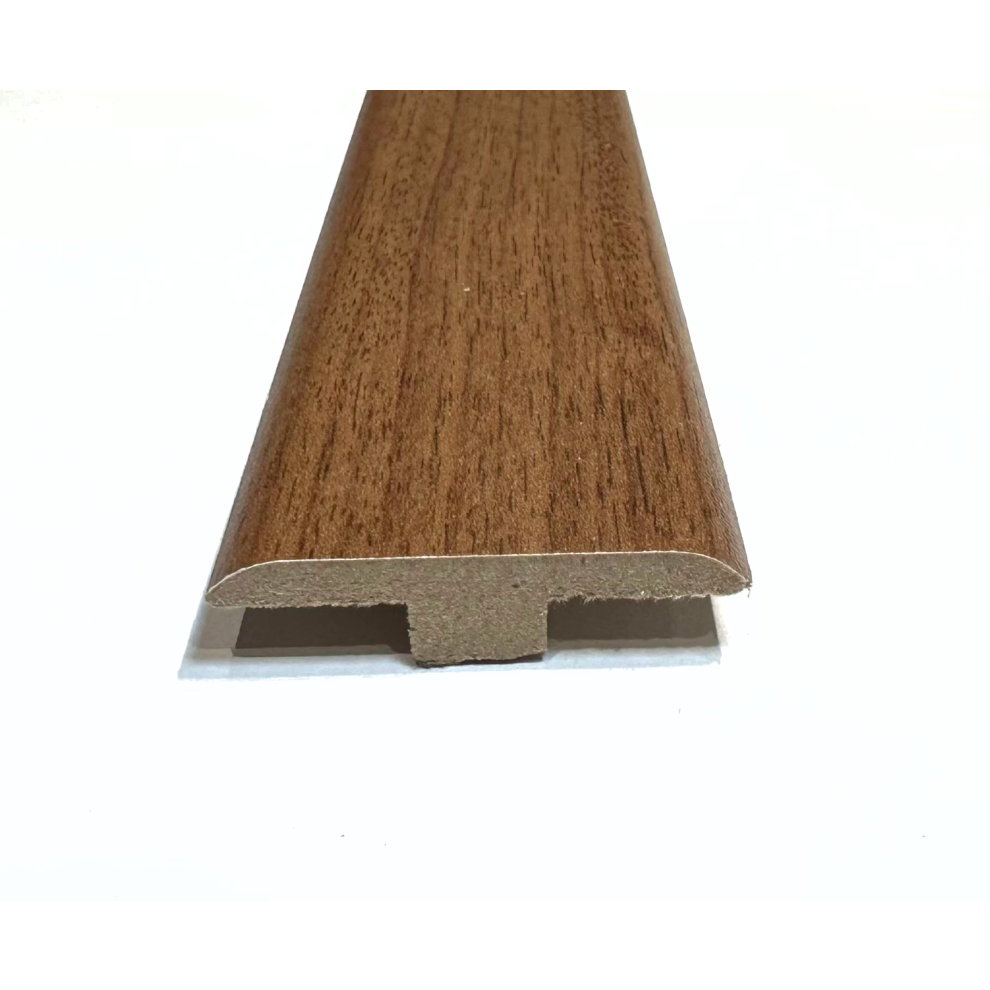 (0.9m, Chicago Oak) Solid Laminate/Wood Floor MDF Threshold Strip T Bar