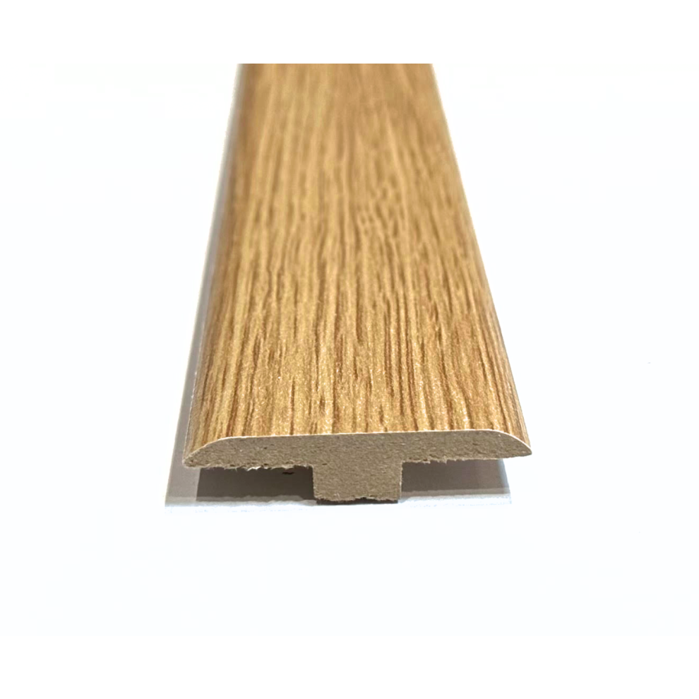 (0.9M, Louisiana Oak) Solid Laminate/Wood Floor Mdf Threshold Strip T Bar 5056524014387