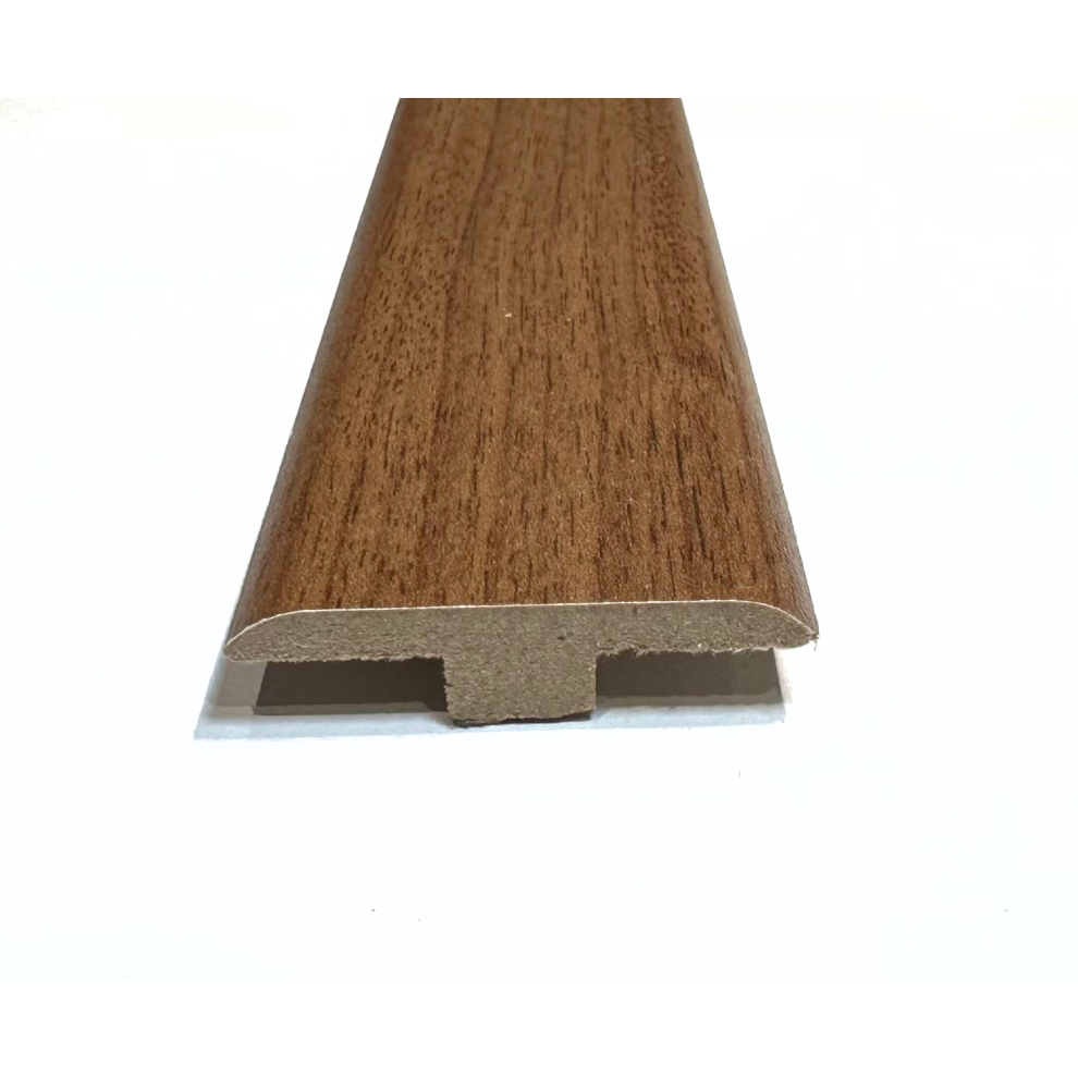 (2.4m, Chicago Oak) Solid Laminate/Wood Floor MDF Threshold Strip T Bar