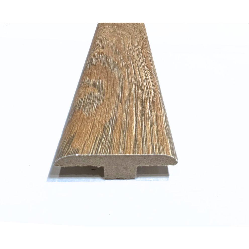 (2.4m, Hawaii Oak) Solid Laminate/Wood Floor MDF Threshold Strip T Bar