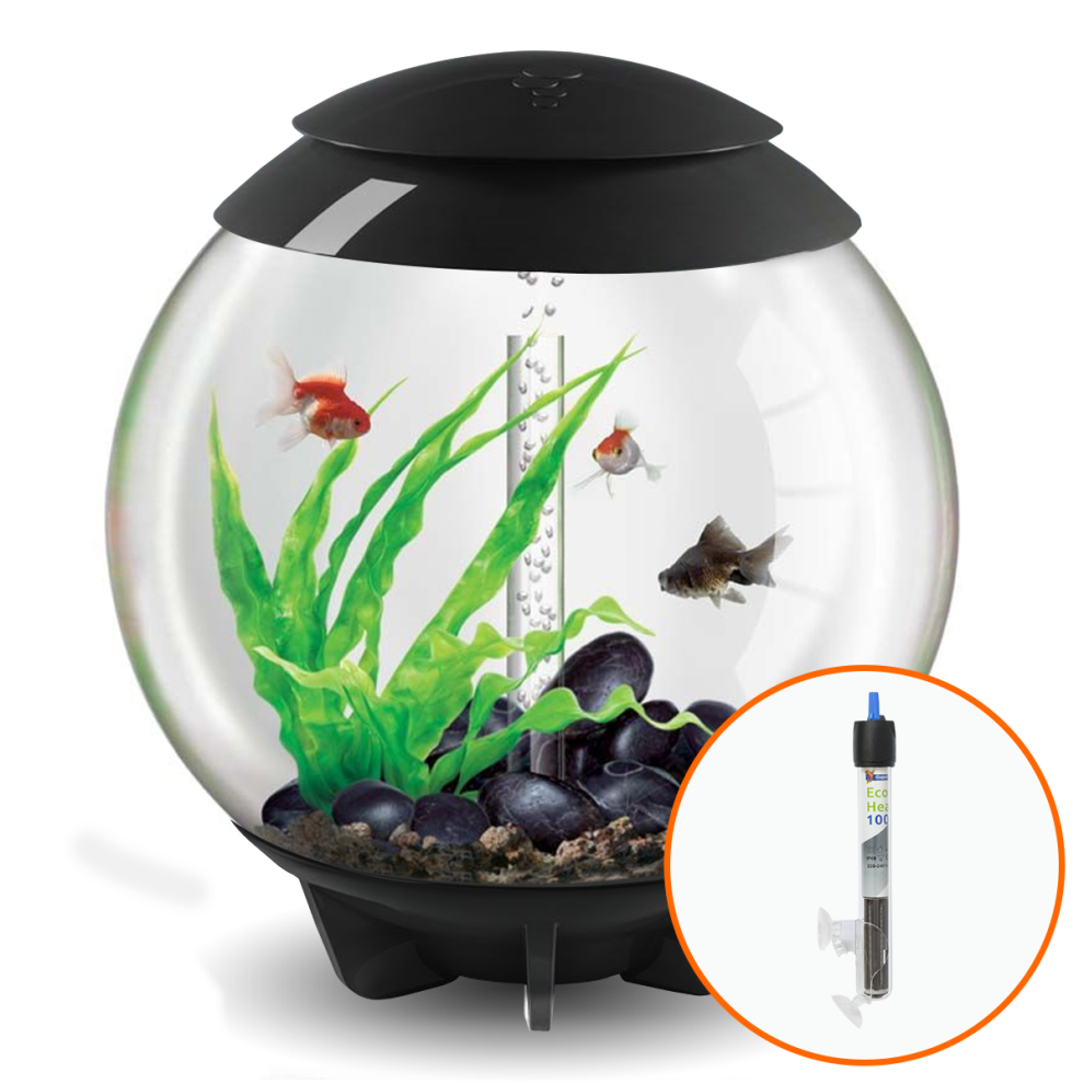 Biorb Halo 60L Aquarium In With Mcr Led Lighting With Heater Pack Grey