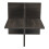 Living And Home Dining Table and Chairs Set Grey Wooden Table and 4 Storage Stools Dining Set 2