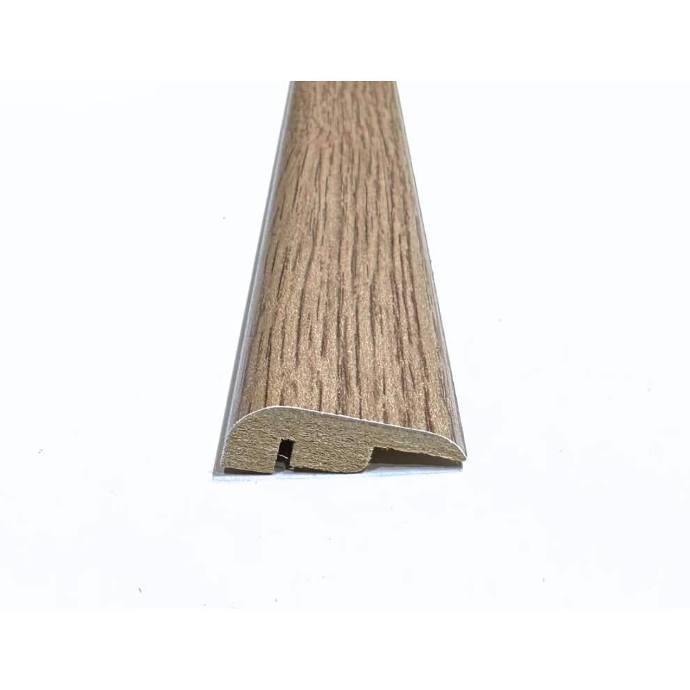 (0.9m, New York Oak) Solid Laminate/Wood Floor MDF Threshold Strip End Profile