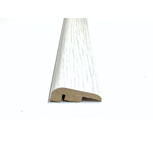 (0.9m, Miami White Oak) Solid Laminate/Wood Floor MDF Threshold Strip End Profile
