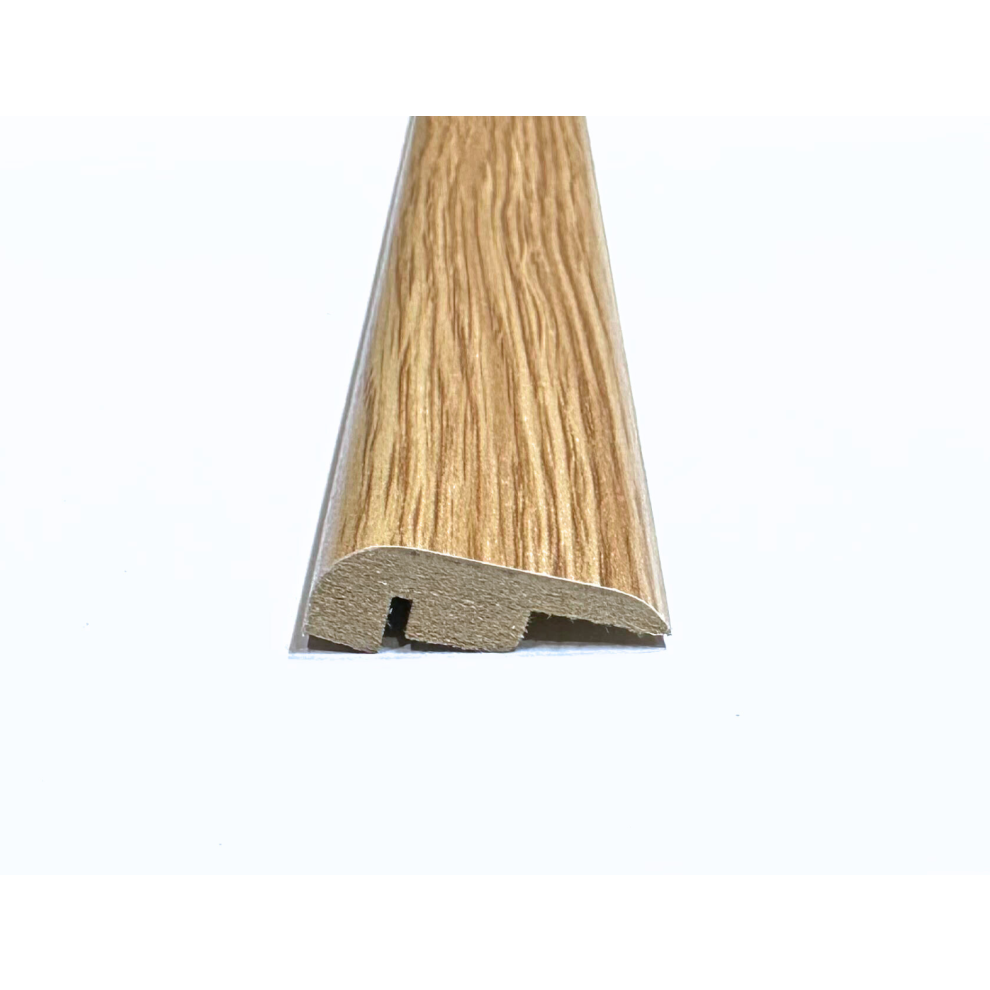 (0.9M, Louisiana Oak) Solid Laminate/Wood Floor Mdf Threshold Strip End Profile 5056524014721