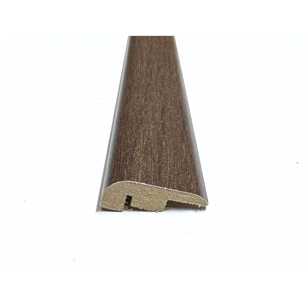 (2.4M, Charleston Oak) Solid Laminate/Wood Floor Mdf Threshold Strip End Profile 5056524014851