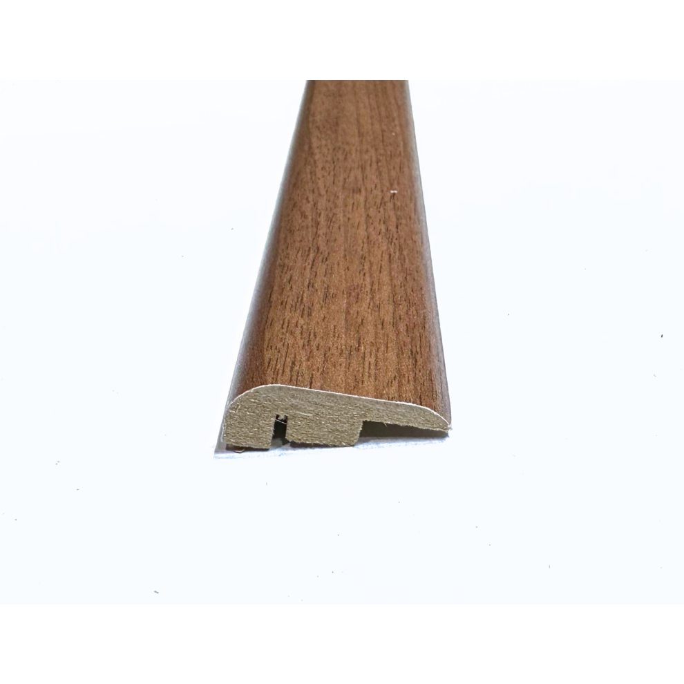 (0.9M, Chicago Oak) Solid Laminate/Wood Floor Mdf Threshold Strip End Profile 5056524014684