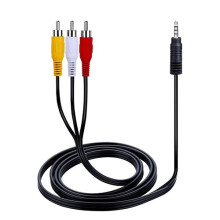 AV TV Cable Lead For Panasonic NV-GS90 NV-GS98 NV-GS120 NV-GS140 Camcorder