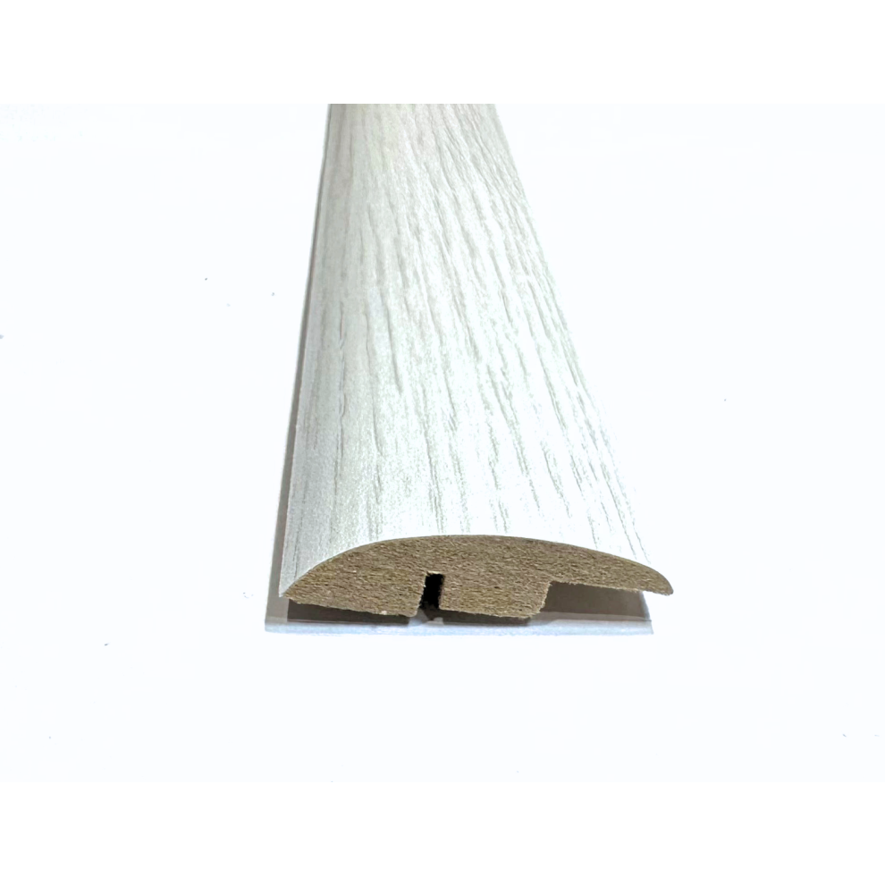 (0.9m, Miami White Oak) Laminate/Wood Floor MDF Threshold Strip Ramp Profile
