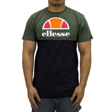 (Green and Black, S) Ellesse Arbatax Men's T Shirts Casual Cotton Tee
