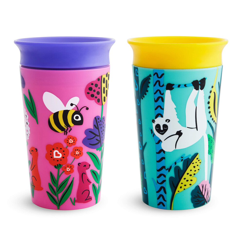 WildLove Miracle 360 Cup, Toddler Cup, BPA Free Baby & Toddler Sippy Cups, Non Spill Cup, Dishwasher Safe Baby Cup,