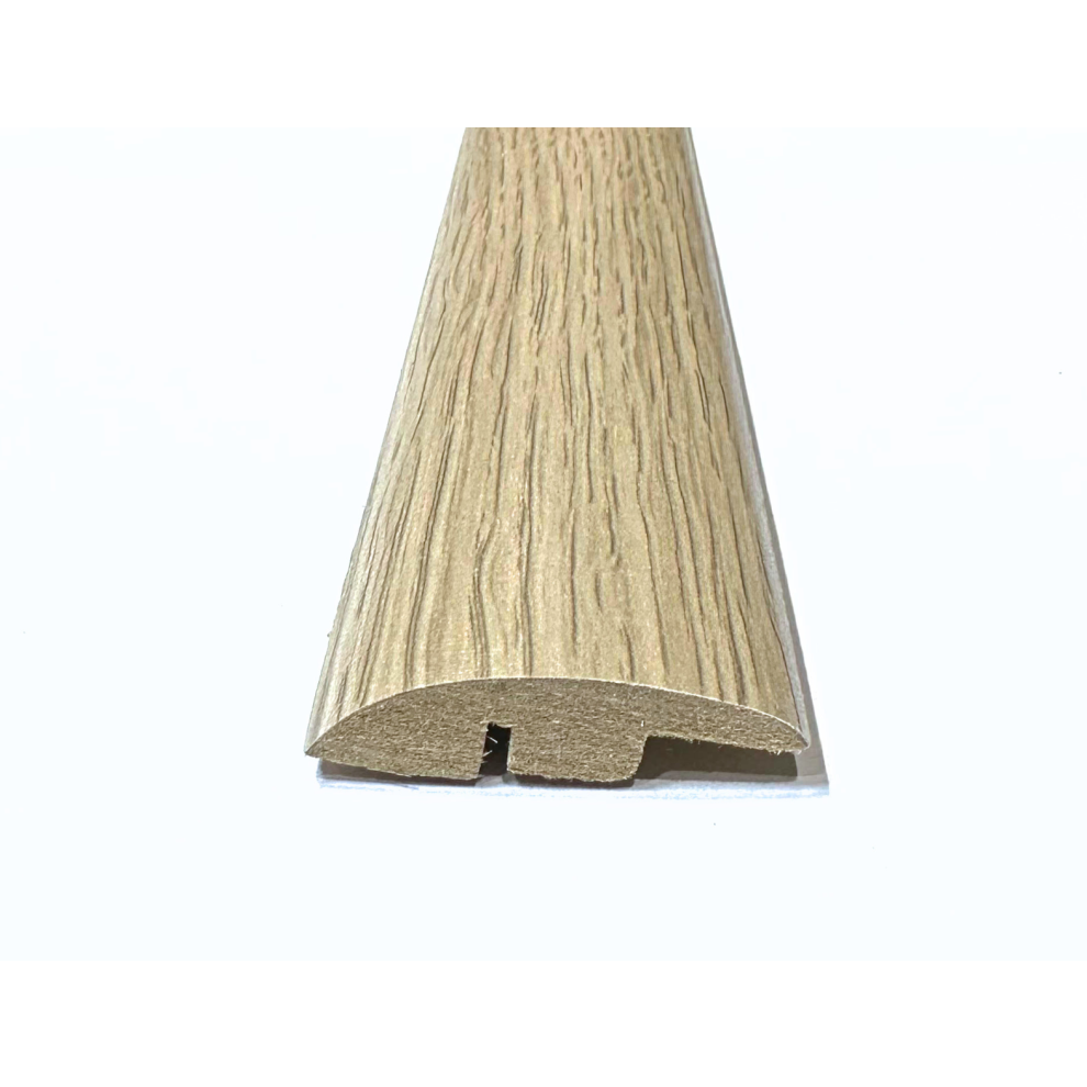(0.9M, Nevada Oak) Laminate/Wood Floor Mdf Threshold Strip Ramp Profile 5056524014097