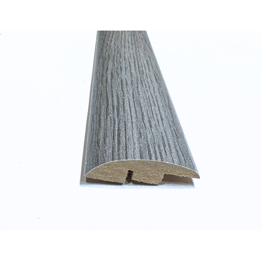 (0.9m, Texas Grey Oak) Laminate/Wood Floor MDF Threshold Strip Ramp Profile