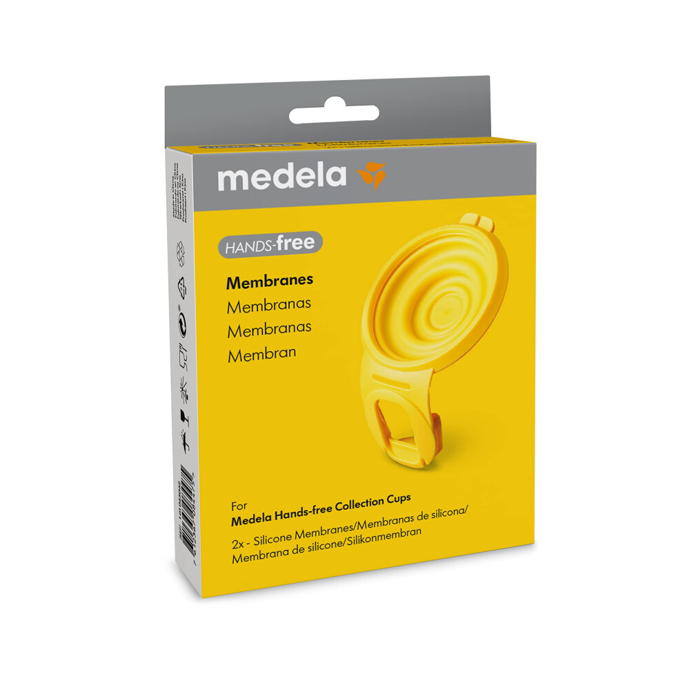 Hands-free membranes, 2x silicon membranes, Medela Hands-free pump accessories, Hands-free collection cup accessories