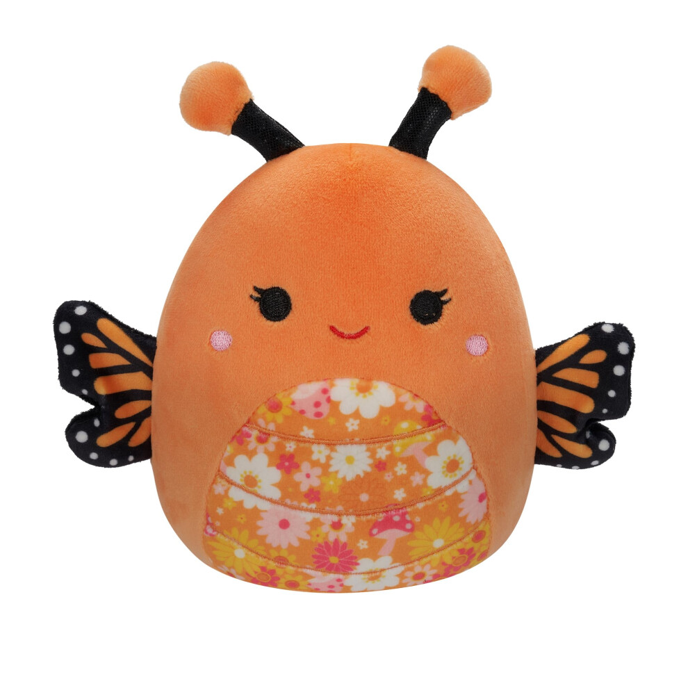 Photos - Other Toys Squishmallows SQCR05473 16-Inch-Mony The Orange Monarch Butterfly with a Floral Belly, Multicolour 