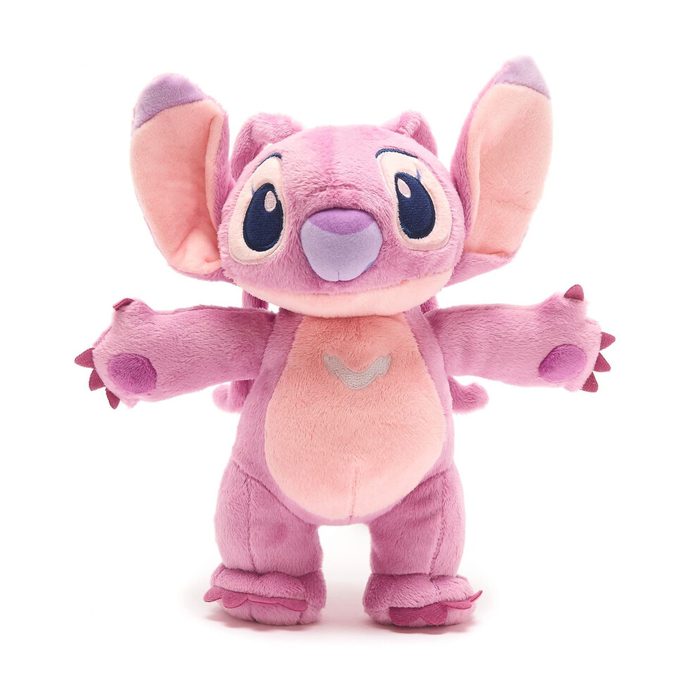 Disney Official Angel Standing Medium Soft Toy, Lilo & Stitch, 28Cm/11”, Plush Cuddly Cosmically Cute Character With