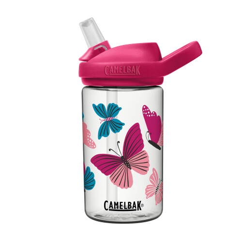 CamelBak Eddy+ Kids 14Oz, Farbblock-Schmetterlinge