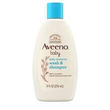 Gentle Wash & Shampoo with Natural Oat Extract, Tear-Free &, Lightly Scented, 8 fl. oz (Pack of 2)