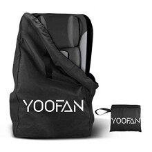 Gate Check Travel Bag with Backpack Shoulder Straps for Strollers, Car Seats, Pushchairs, Boosters, Infant Carriers and
