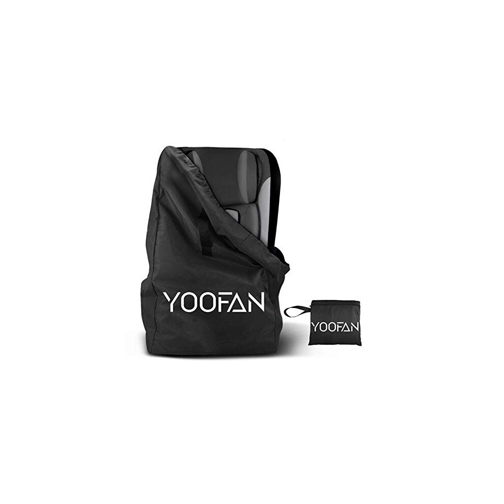 Gate Check Travel Bag With Backpack Shoulder Straps For Strollers, Car Seats, Pushchairs, Boosters, Infant Carriers And Yoofan